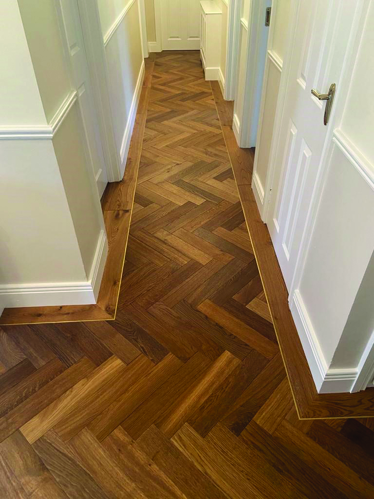 Herringbone 120mm Slaney Oak