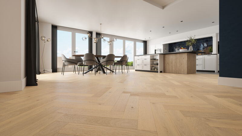 Herringbone 120mm Wicklow Oak