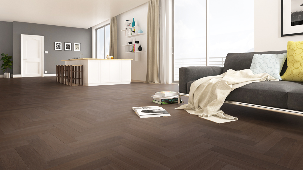 Herringbone 90mm Daintree Oak