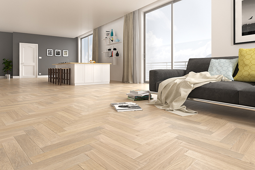 Herringbone 90mm Darwin Oak