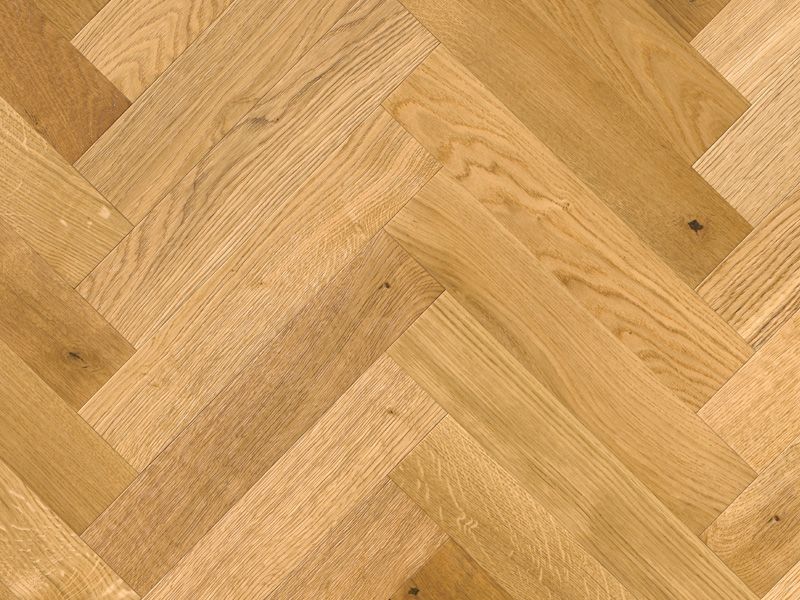 Herringbone 90mm Hampton Oak