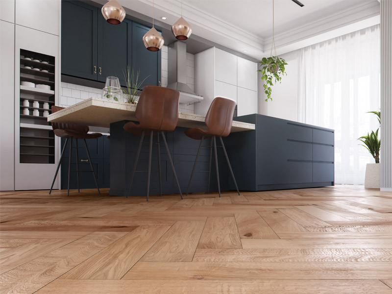 Renaissance Herringbone 120mm Oak Masip